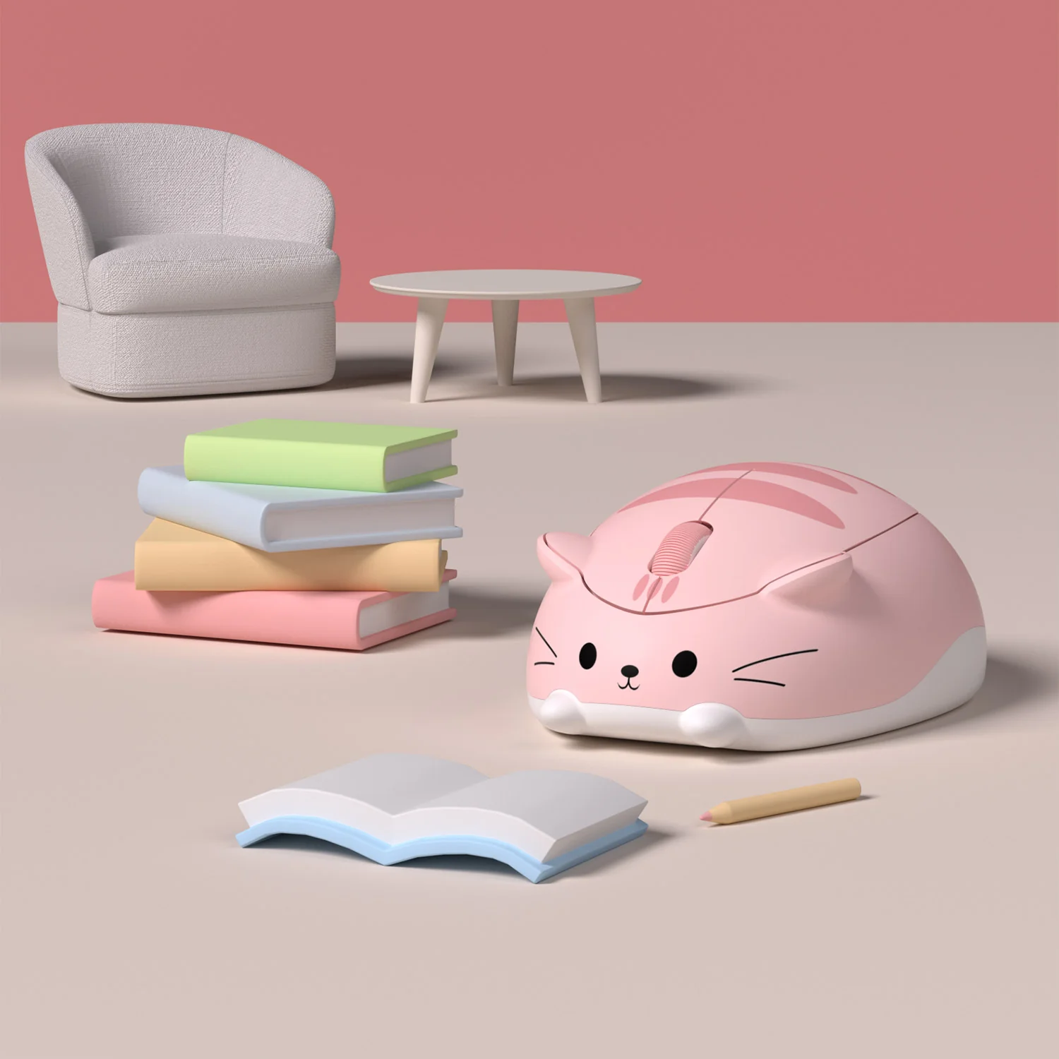 Akko Cat Theme Mouse - Image 3