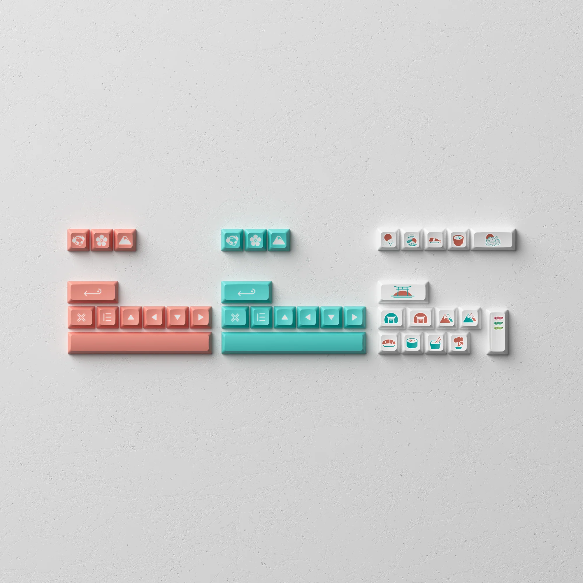 Red Fuji Keycap Set (161-Key) - Image 6