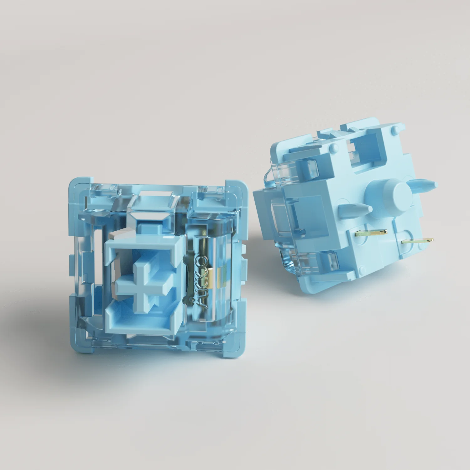 V3 Cream Blue Pro Switch (Tactile, 45pcs) - Image 4