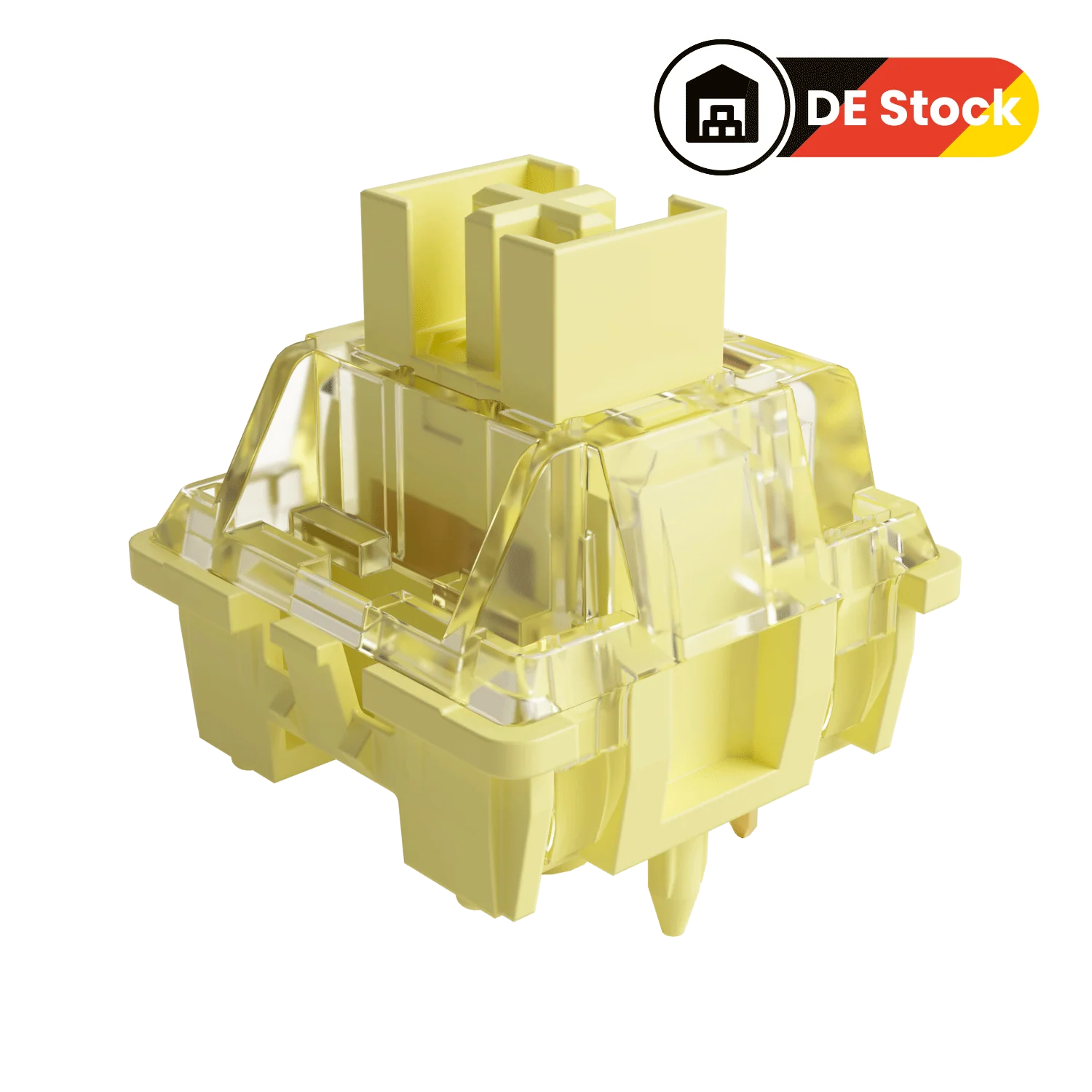V3 Cream Yellow Pro Switch (Linear, 45pcs) - Image 3