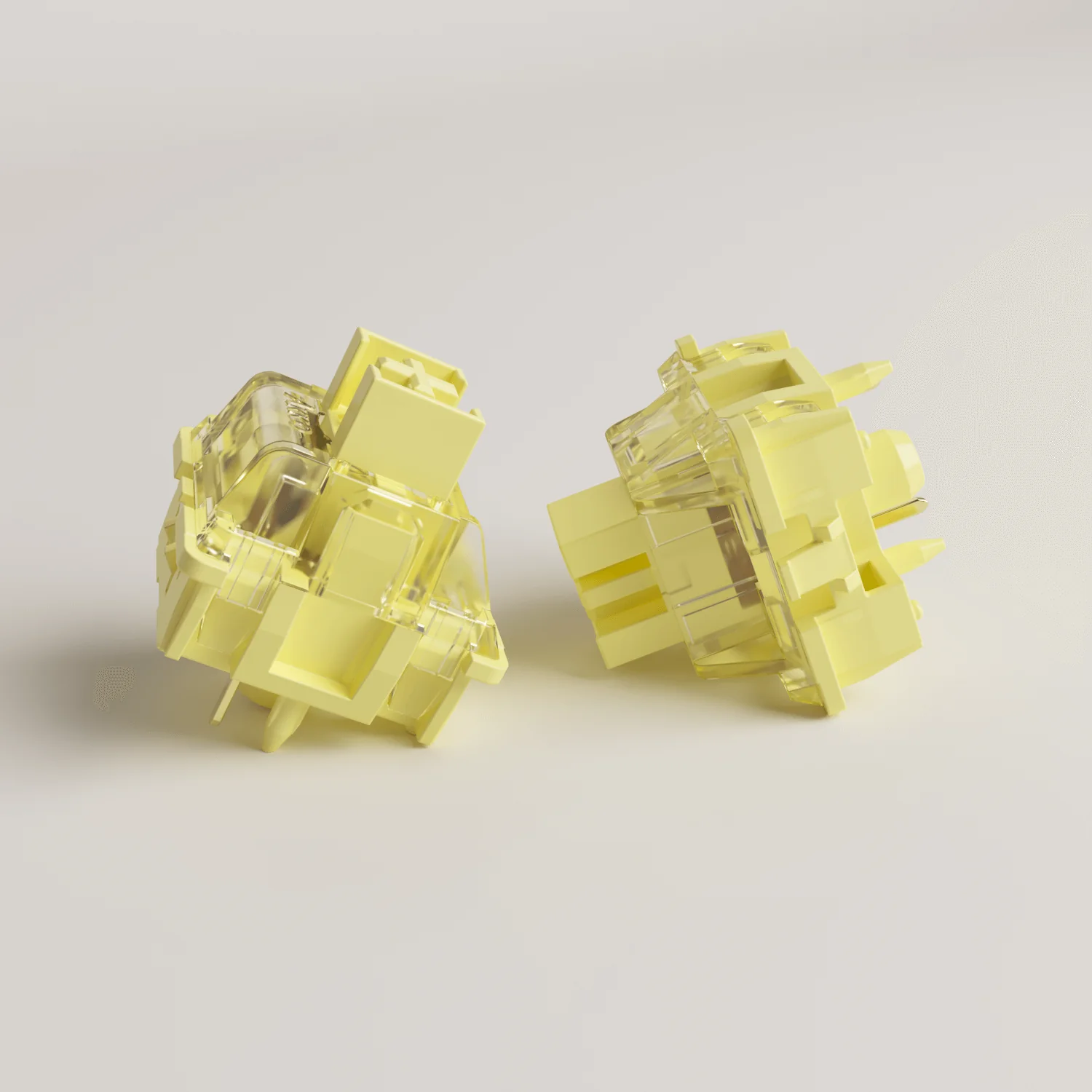 V3 Cream Yellow Pro Switch (Linear, 45pcs) - Image 5